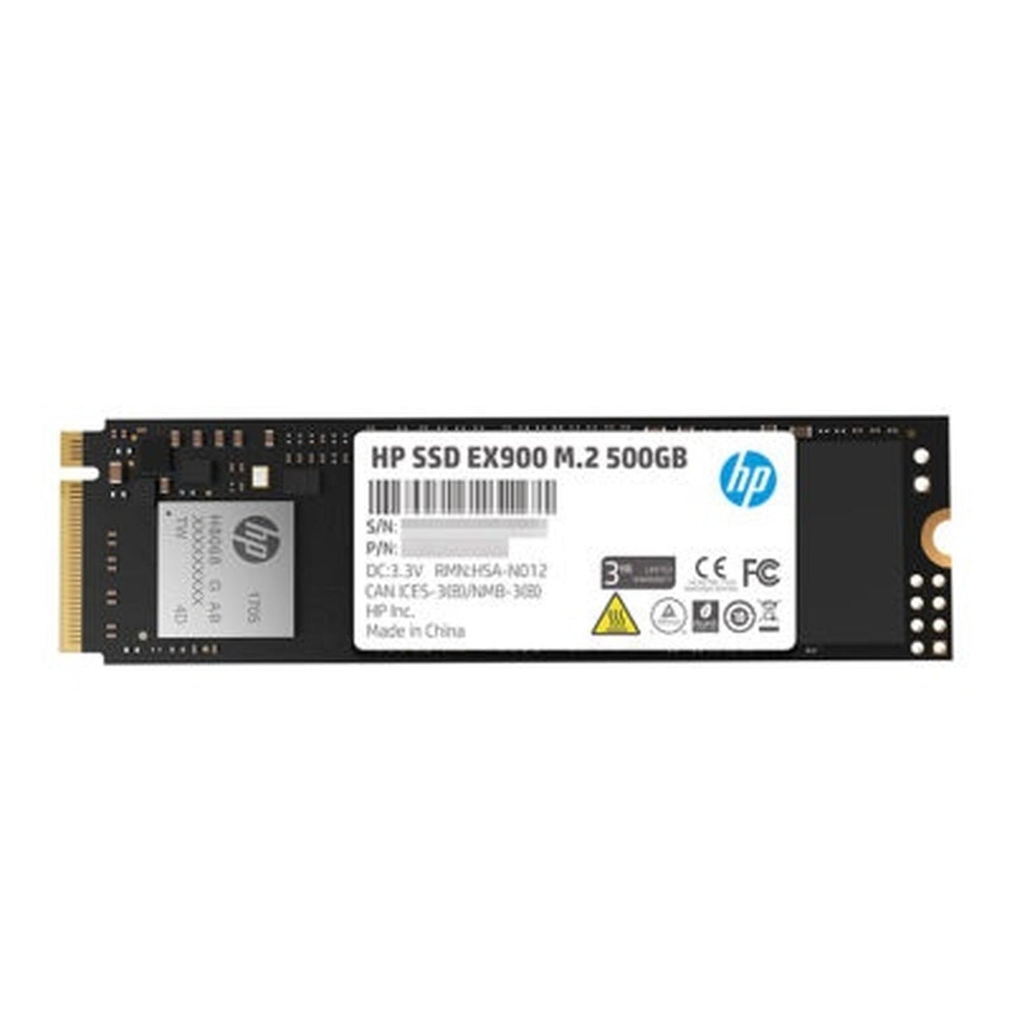 SSD HP EX900 M.2, 500GB, PCI Express 3.0, M.2