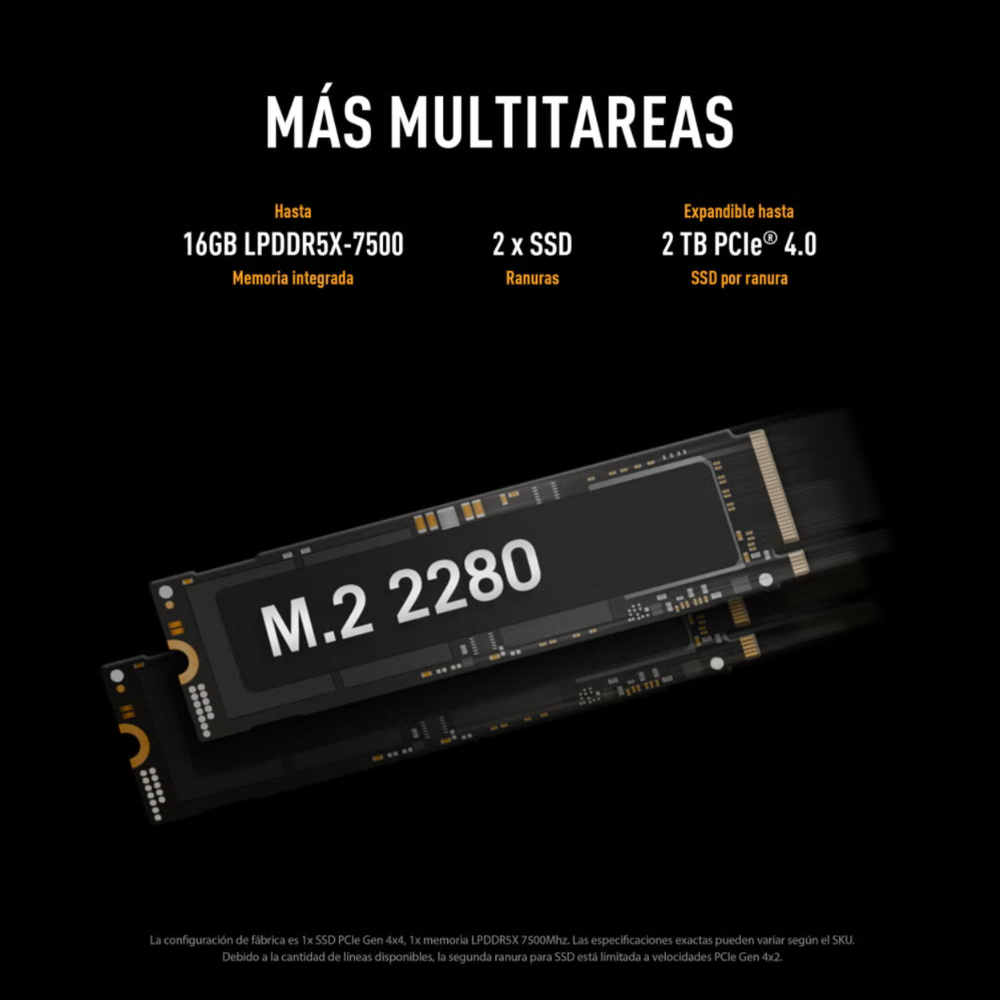Laptop Asus TUF Gaming A14 14" | WQXGA 165Hz | AMD Ryzen 7 260 NPU 16 TOPS | 16GB RAM | 512GB SSD | NVIDIA RTX 5050 8GB | Windows 11 | Español