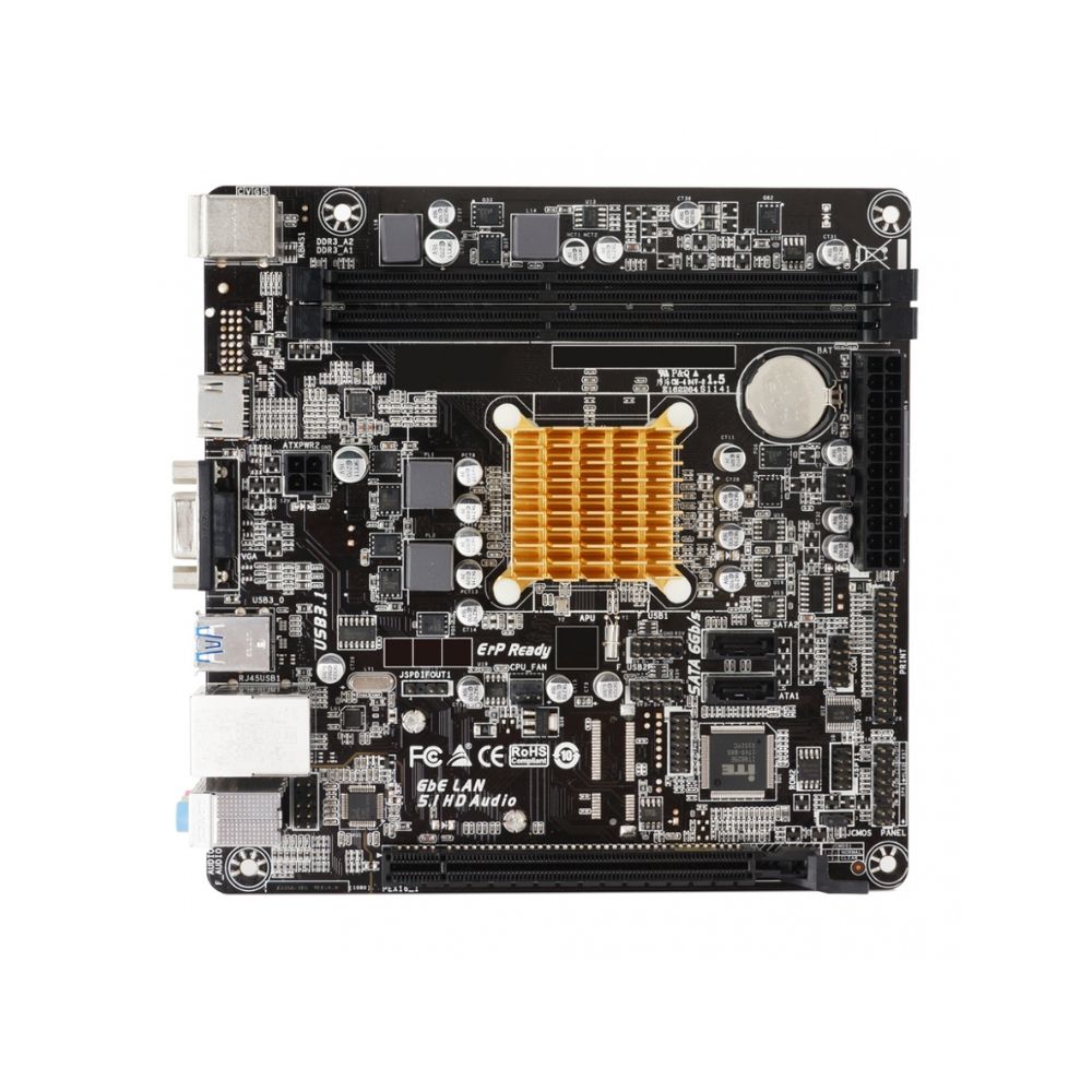 Tarjeta Madre Biostar A68N-2100K, Mini-ITX, Integrada, AMD Beema, 16GB DDR3, HDMI