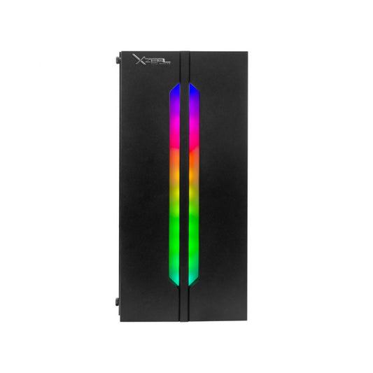 Gabinete Xzeal XZ120, Midi-Tower, ATX/Micro-ATX/Mini-ITX, USB 2.0/3.0, sin Fuente, 3 Ventiladores Instalados, Negro