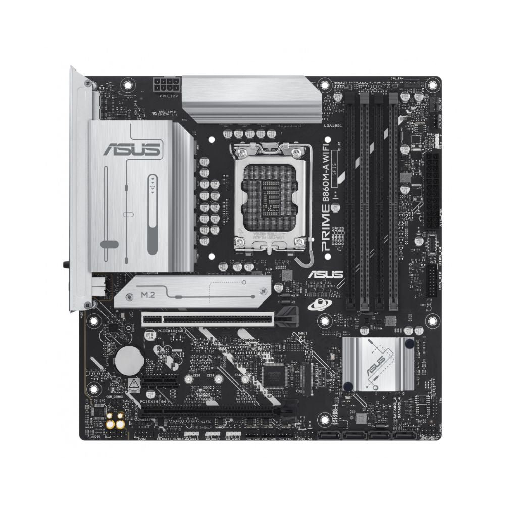 Tarjeta Madre ASUS PRIME B860M-A WIFI, Micro-ATX, LGA 1851, Intel B860, 256GB DDR5, HDMI/DP para Intel