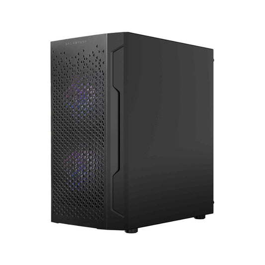 Gabinete Balam Rush Artic GI725, Mini-Tower, Micro-ATX/Mini-ITX, USB 2.0/3.0, sin Fuente, 3 Ventiladores Instalados, Negro/Gris