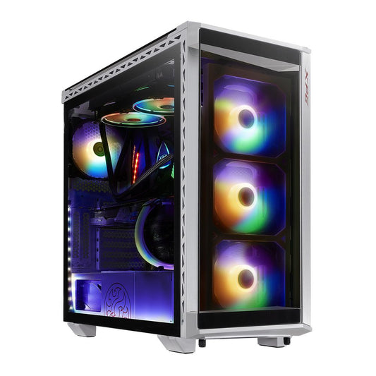 Gabinete XPG BATTLECRUISER con Ventana Midi-Tower ATX/EATX/Micro-ATX/Mini-ITX USB 3.2 sin Fuente Blanco