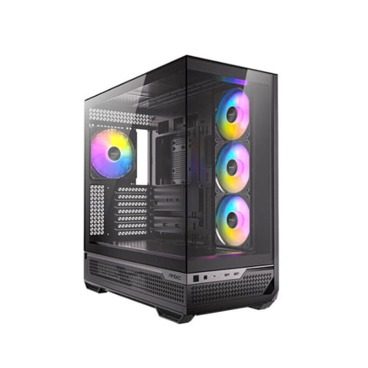 Gabinete Antec C7 ARGB, Midi-Tower, ATX/EATX/Micro-ATX/Mini-ITX, USB 3.0, sin Fuente, 4 Ventiladores Instalados, Negro