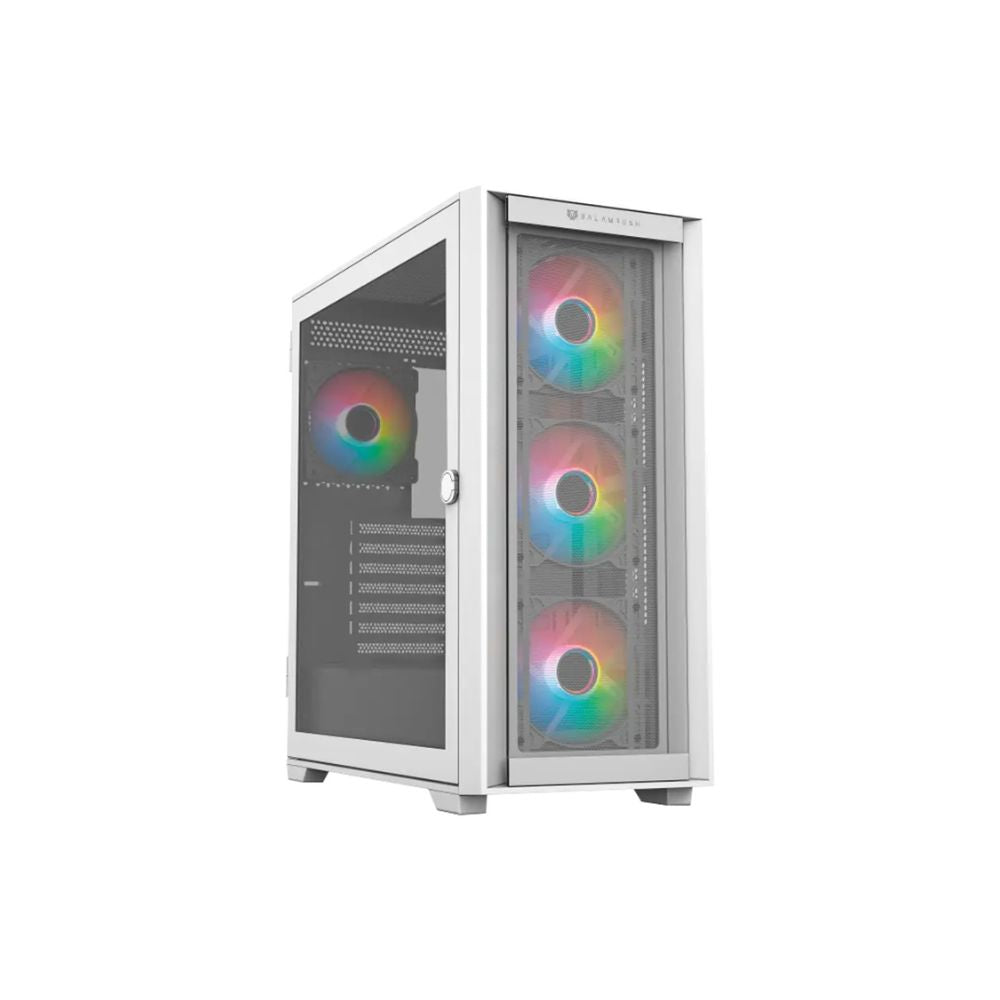 Gabinete Balam Rush Carbono Twin Mate 9000, Full Tower, ATX/EATX/Micro-ATX/Mini-ITX, USB 2.0/3.0, sin Fuente, 4 Ventiladores Instalados, Blanco