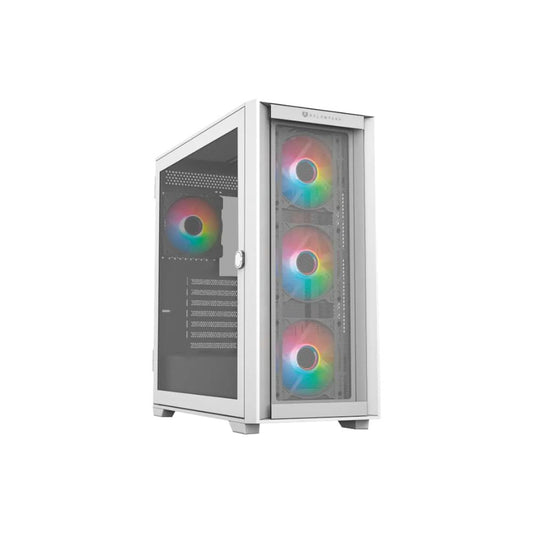 Gabinete Balam Rush Carbono Twin Mate 9000, Full Tower, ATX/EATX/Micro-ATX/Mini-ITX, USB 2.0/3.0, sin Fuente, 4 Ventiladores Instalados, Blanco