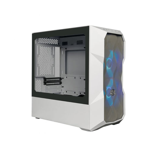 Gabinete Cooler Master MasterBox TD300 Mesh, Mini-Tower, Micro-ATX/Mini-ITX, USB 3.0, sin Fuente, 2 Ventiladores Instalados, Blanco