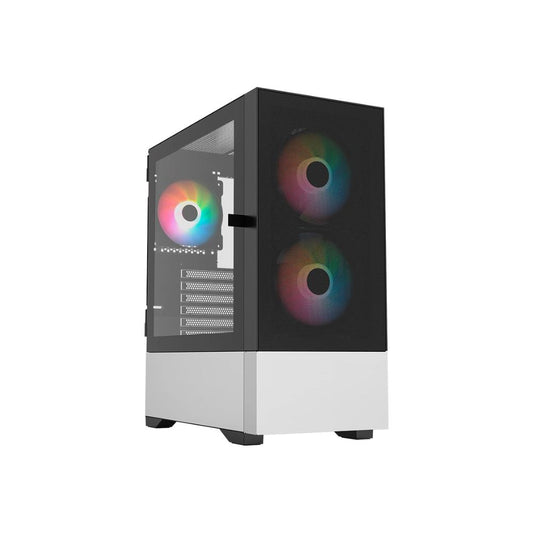 Gabinete Balam Rush Nitrox Aircool 5500ABW, Midi-Tower, Micro-ATX/Mini-ITX/ATX, USB 2.0/3.0, sin Fuente, 3 Ventiladores ARGB Instalados, Negro