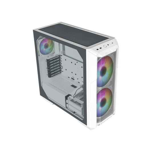 Gabinete Cooler Master MasterBox HAF 500, Midi-Tower, ATX/EATX/Micro-ATX/Mini-ITX/SSI-CEB, USB 3.0, sin Fuente, 3 Ventiladores Instalados, Blanco