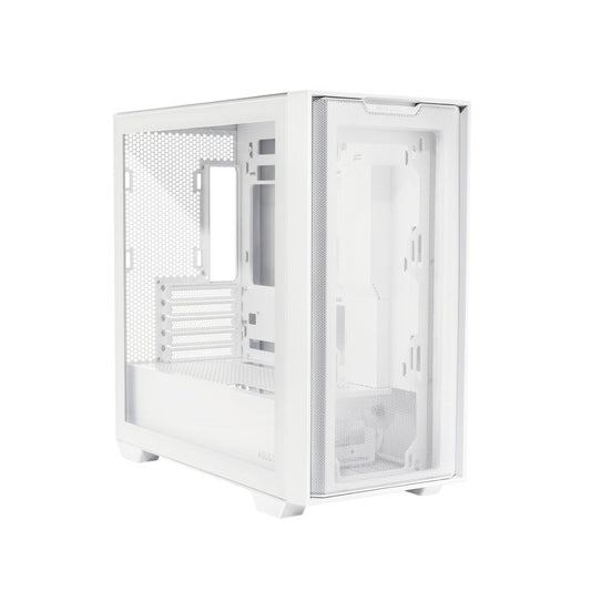 Gabinete ASUS A21 Case, Mini-Tower, Micro-ATX/Mini-ITX, USB 3.0, sin Fuente, sin Ventiladores Instalados, Blanco