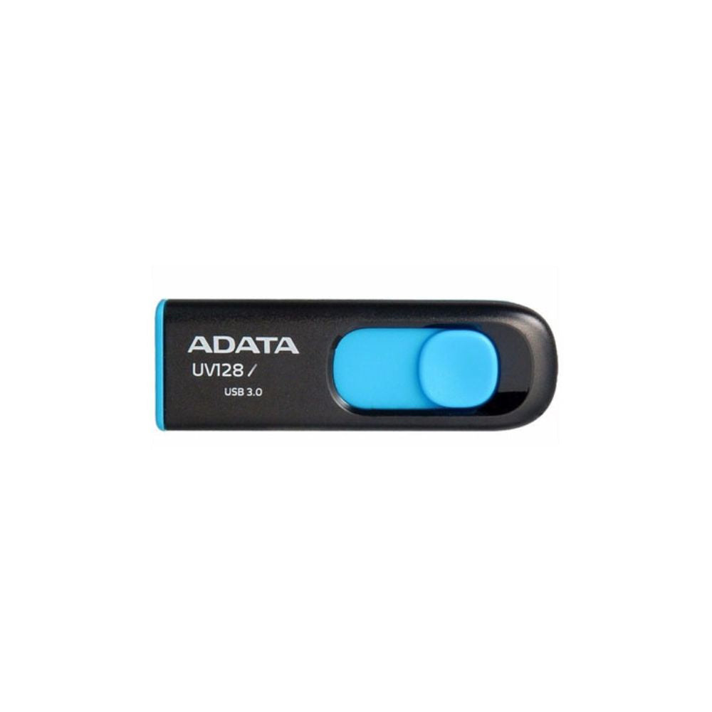 Memoria USB Adata UV128 128GB Negro/Azul | USB-A 3.0 | 90MB/s