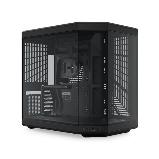 Gabinete HYTE Y70 CS-HYTE-Y70-B, Negro, Media Torre, Cable Riser PCIe 4.0 Incluido, USB Tipo-C, Sin Fuente