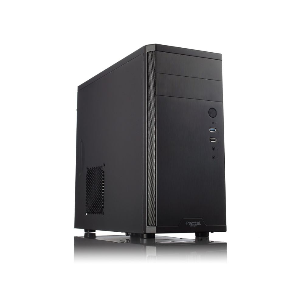 Gabinete Fractal Design Core 1100, Mini-Tower, Micro-ATX/Mini-ITX, USB 2.0/3.0, sin Fuente, 1 Ventilador Instalado, Negro