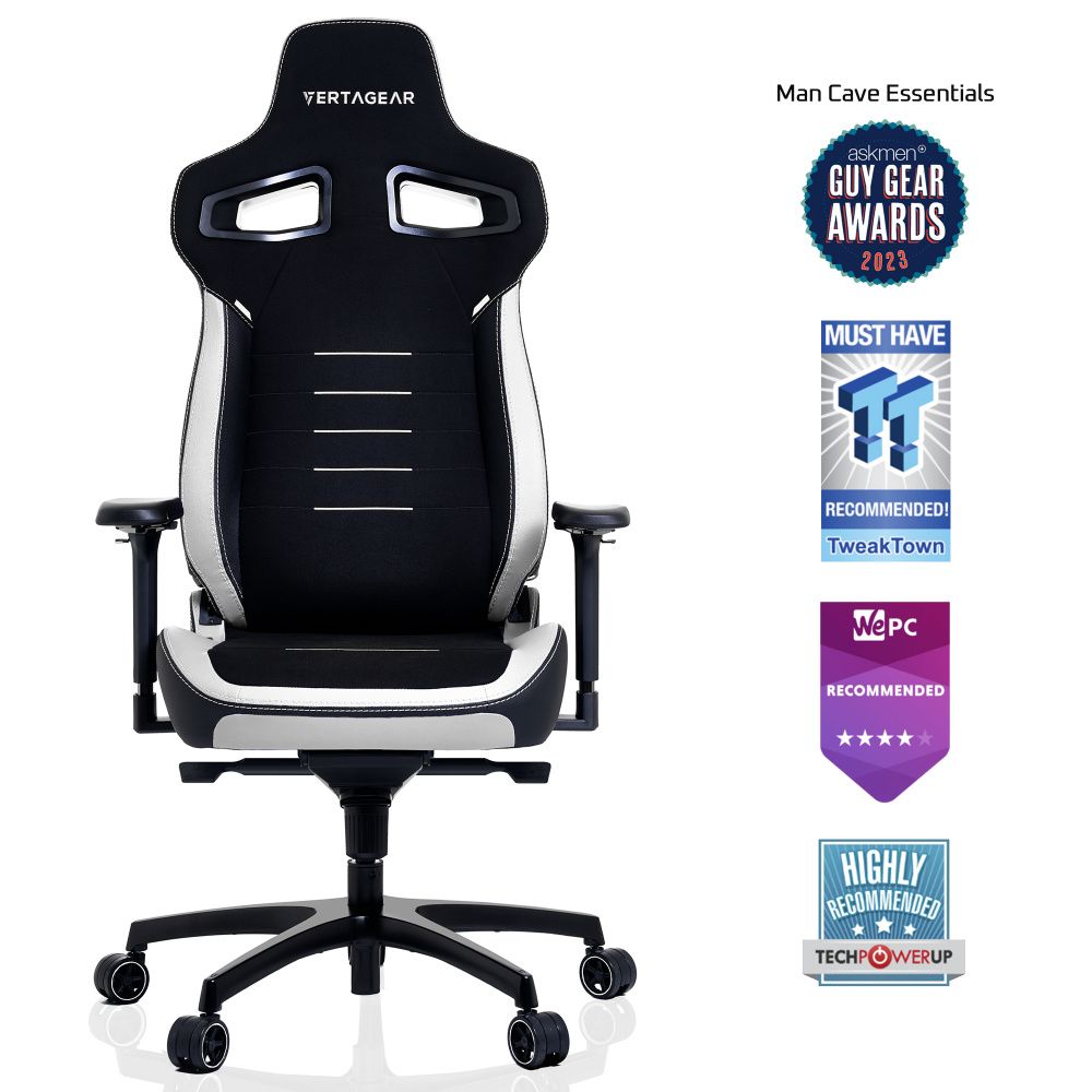 Silla Gamer Vertagear PL4800 X-Large HygenX LED RGB Black White
