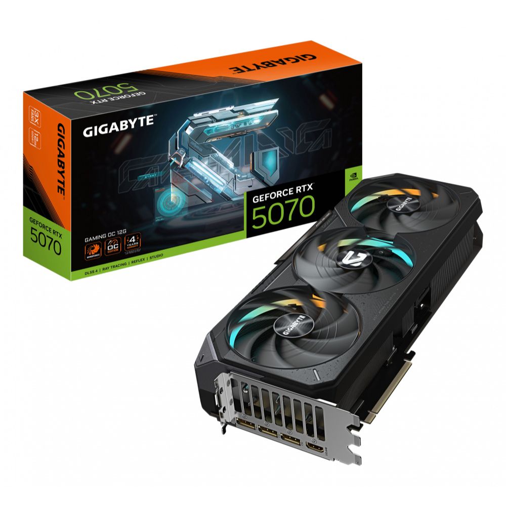 Tarjeta de Video Gigabyte NVIDIA GeForce RTX 5070 Ti GAMING OC 16GB GDDR7 256-bit PCI Express x16 5.0