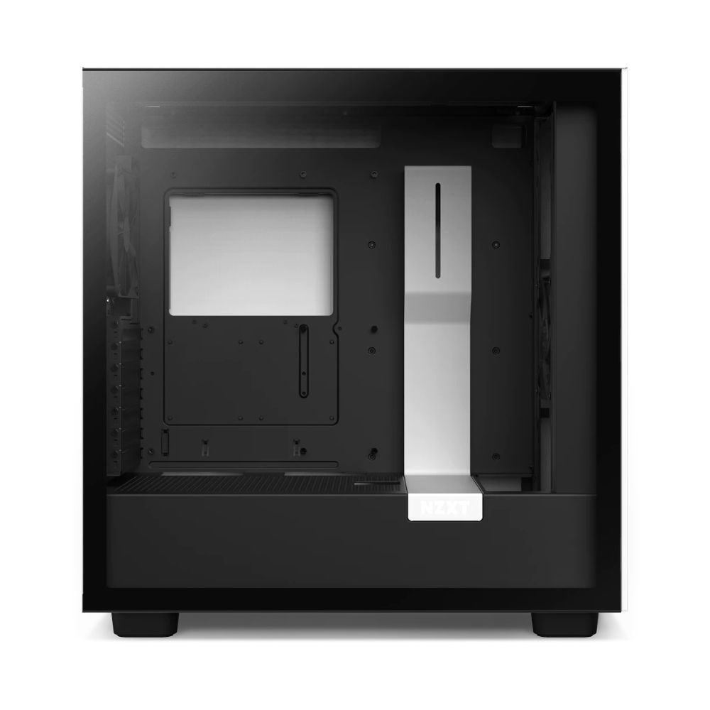 Gabinete NZXT H7 Flow con Ventana Midi-Tower Mini-ITX/Micro-ATX/ATX/EATX USB 3.0 sin Fuente 2 Ventiladores Instalados Negro/Blanco
