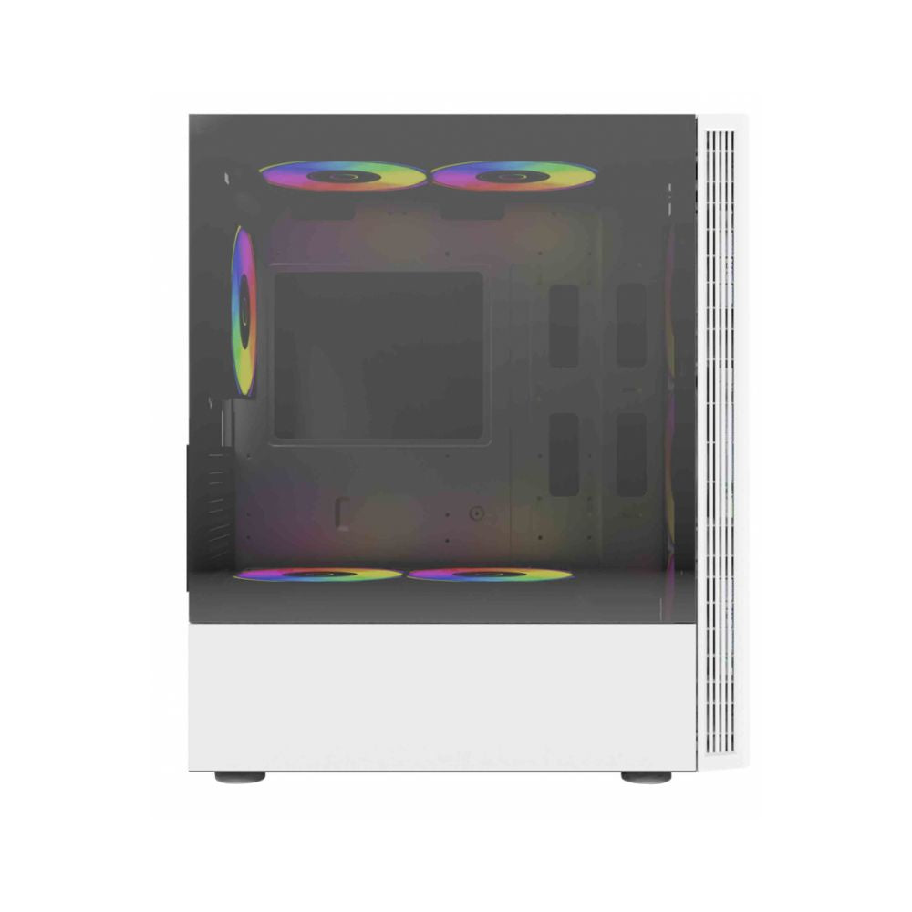 Gabinete Balam Rush DragonFly II Mesh GM740, Mini-Tower, ATX/Micro-ATX/Mini-ITX, USB 2.0/3.0, sin Fuente, 4 Ventiladores Instalados, Blanco