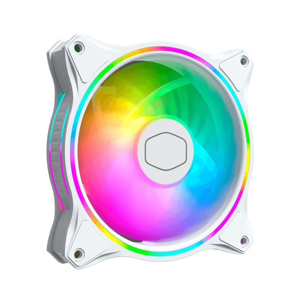 Ventilador para Gabinete Cooler Master MasterFan MF120 Halo, 120mm, 1800RPM, RGB, Blanco