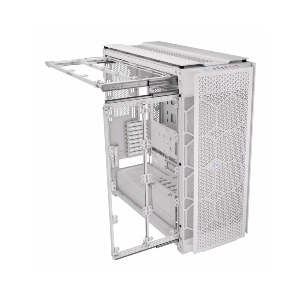 Gabinete CORSAIR iCUE LINK 9000D AIRFLOW Blanco Cristal Templado