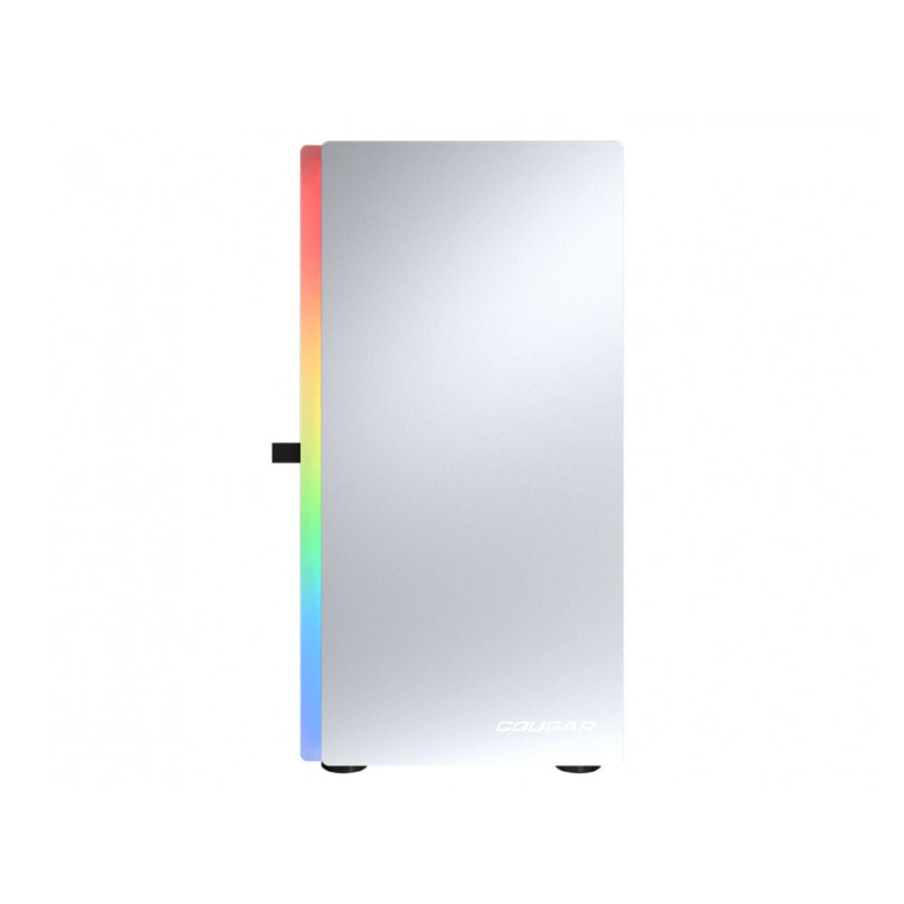 Gabinete Cougar Purity RGB con Ventana, Mini-Tower, Mini-ITX/Micro-ATX, USB 3.0/2.0, sin Fuente, 1 Ventilador ARGB Instalado, Blanco