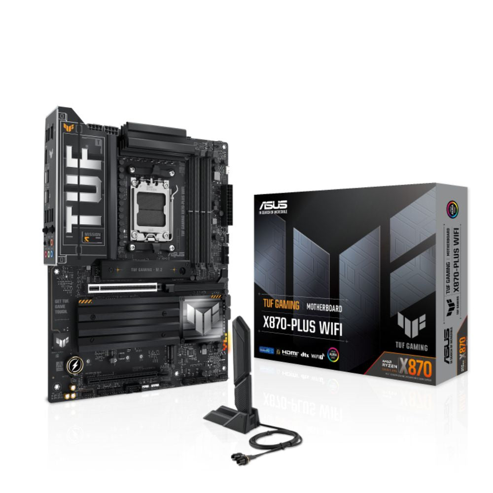 Tarjeta Madre ASUS TUF GAMING X870-PLUS WIFI ATX Socket AM5 AMD X870 192GB DDR5 HDMI para AMD