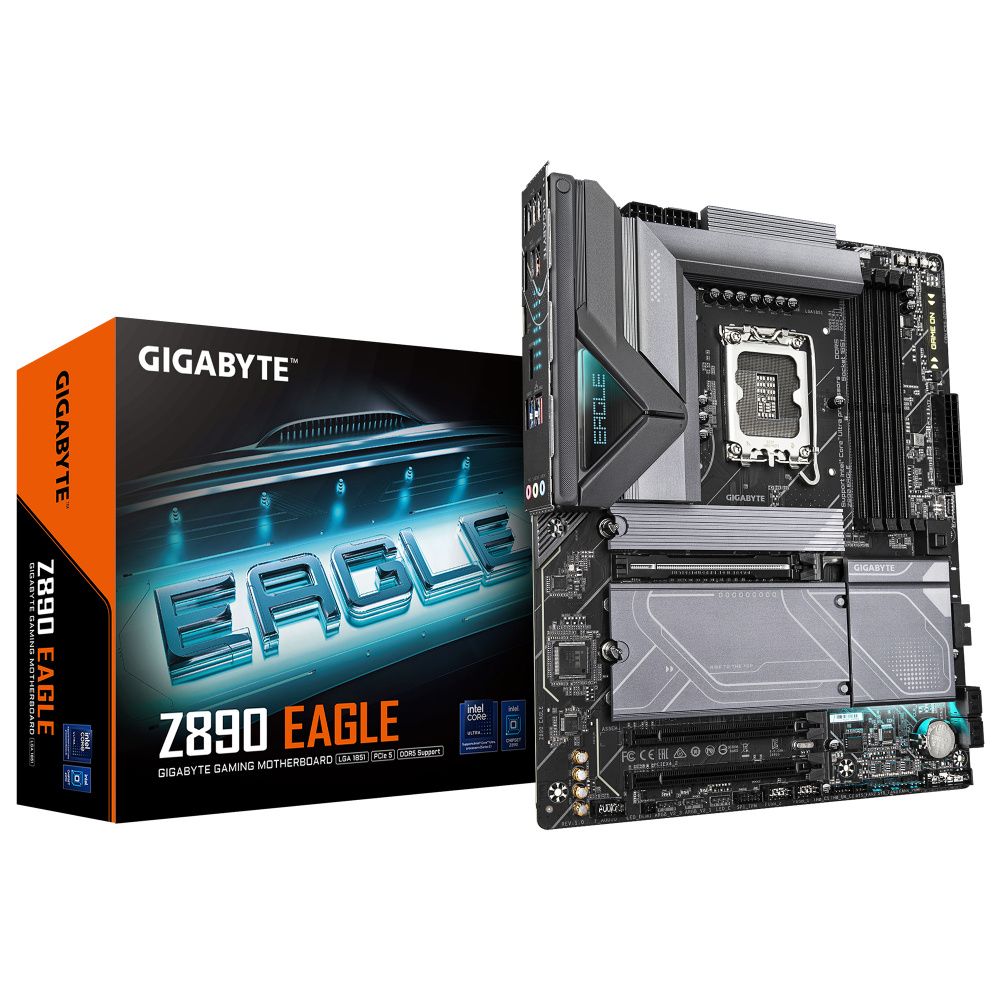 Tarjeta Madre Gigabyte Z890 EAGLE ATX LGA 1851 Intel Z890 256GB DDR5 HDMI/DP para Intel