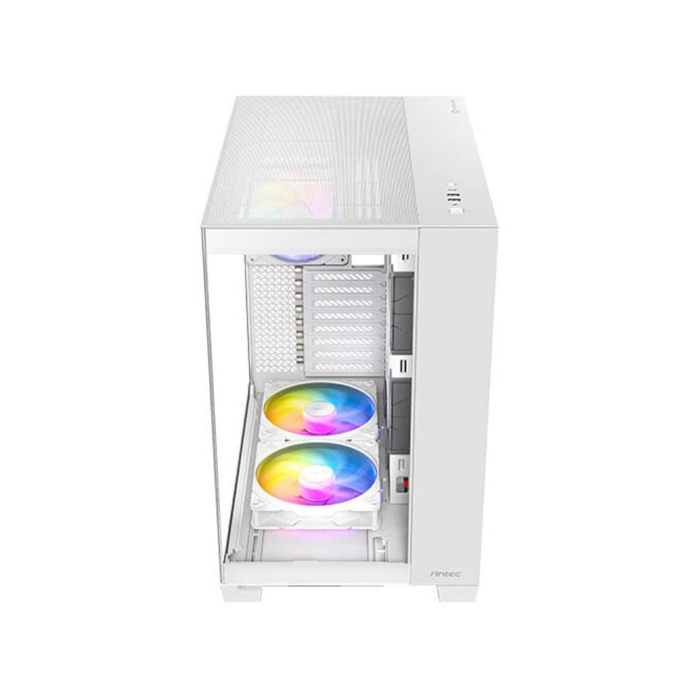 Gabinete Antec C8 ARGB, Full Tower, ATX/EATX/Micro-ATX/Mini-ITX, USB 3.0, sin Fuente, 3 Ventiladores Instalados, Blanco