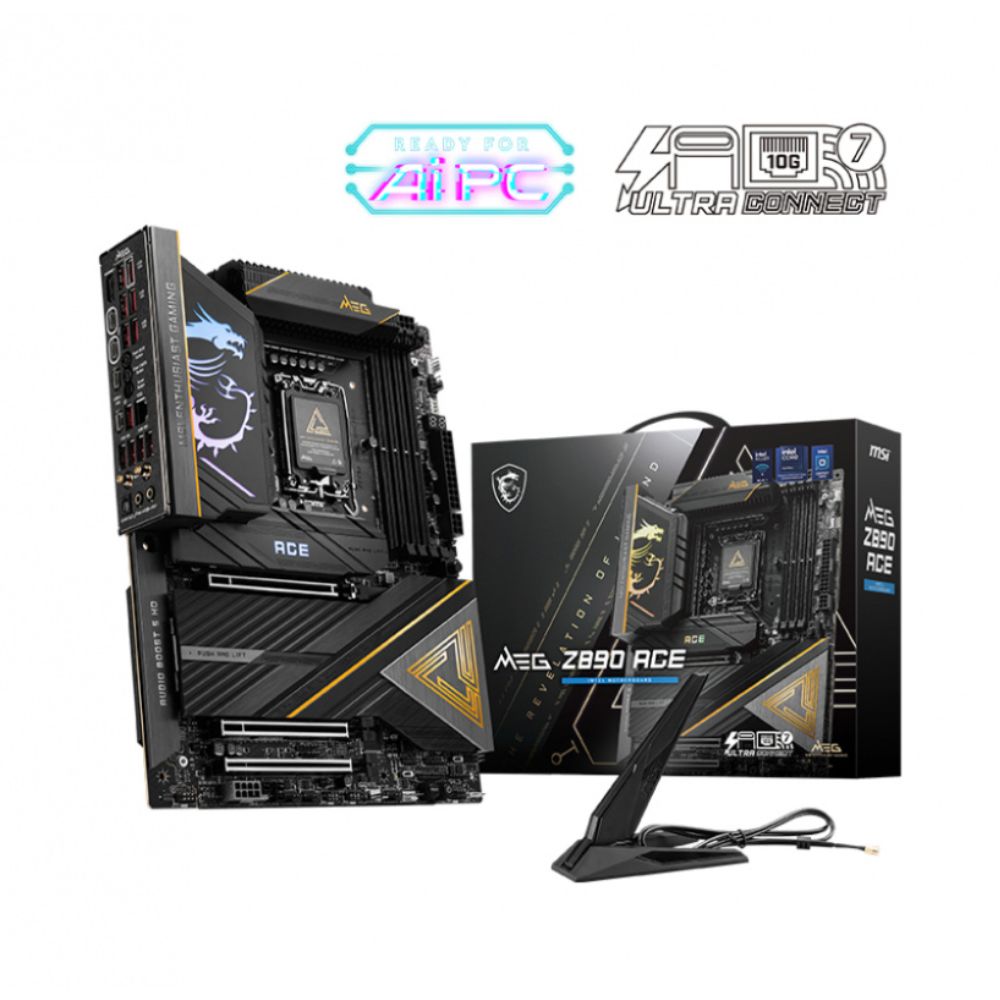 Tarjeta Madre MSI MEG Z890 ACE ATX LGA 1851 Intel Z890 256GB DDR5 para Intel