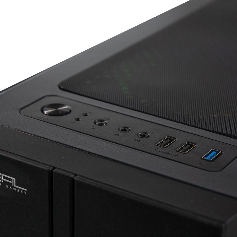Gabinete Xzeal XZ120, Midi-Tower, ATX/Micro-ATX/Mini-ITX, USB 2.0/3.0, sin Fuente, 3 Ventiladores Instalados, Negro