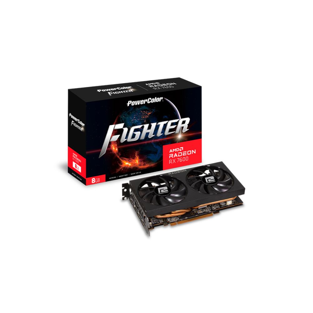 Tarjeta de Video PowerColor AMD Radeon RX 7600 Fighter, 8GB 128-bit GDDR6, PCI Express 4.0