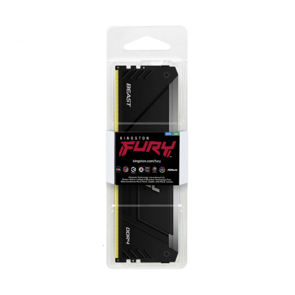 Memoria RAM Kingston FURY Beast RGB DDR4 32GB 3200MHz CL16 XMP