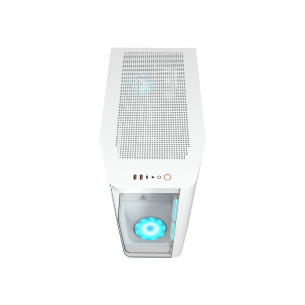 Gabinete Cougar FV270 RGB, Midi-Tower, ATX/CEB/EATX/Micro-ATX/Mini-ITX, USB 3.0, sin Fuente, 4 Ventiladores Instalados, Blanco