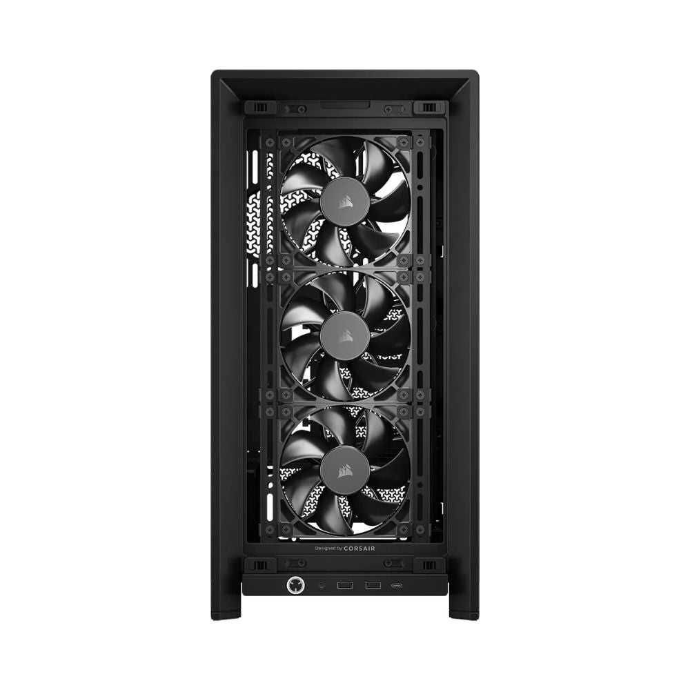 Gabinete CORSAIR 4000D FRAME RS, Negro, Cristal Templado, Media Torre, Sin Fuente