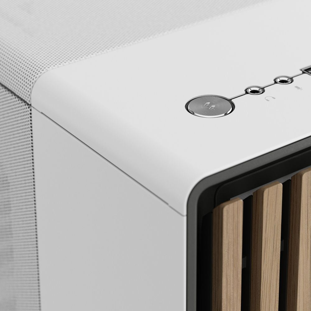 Gabinete Fractal Design North Mesh, Midi-Tower, ATX/Micro-ATX/Mini-ITX, USB 3.0, sin Fuente, 2 Ventiladores Instalados, Blanco