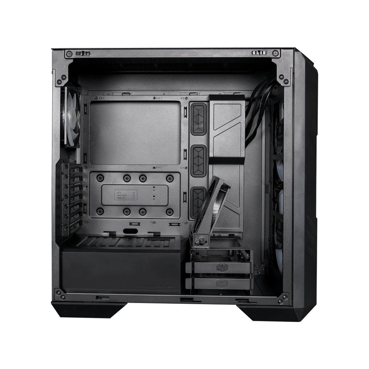 Gabinete Cooler Master MasterBox HAF 500 con Ventana ARGB, Midi Tower, ITX/Micro-ATX/ATX/SSI CEB/E-ATX, USB 3.0, sin Fuente, Negro