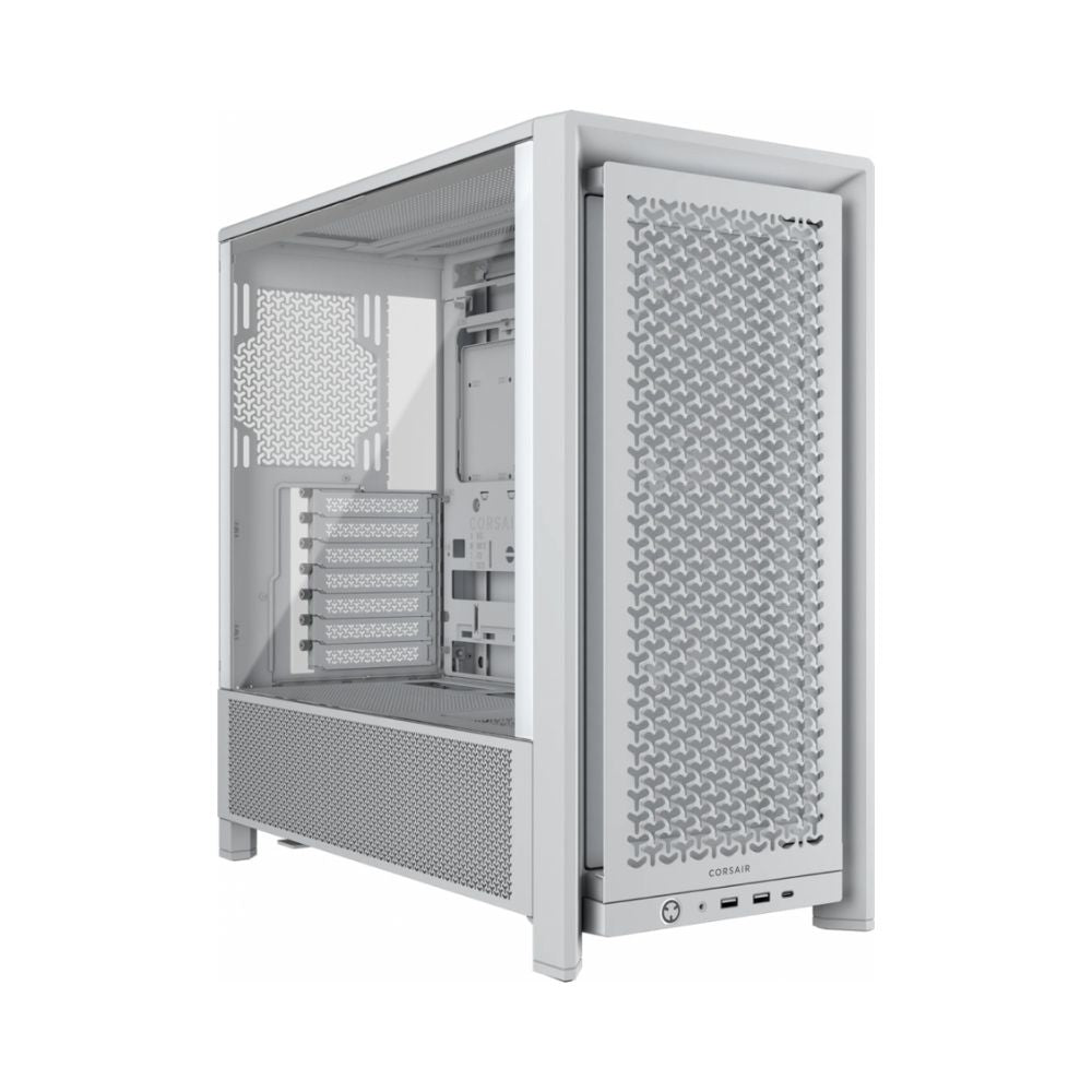 Gabinete CORSAIR 4000D FRAME RS, Blanco, Cristal Templado, Media Torre, Sin Fuente