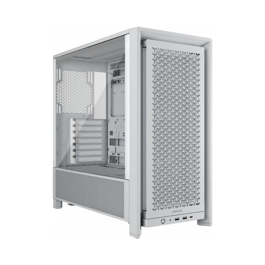 Gabinete CORSAIR 4000D FRAME RS, Blanco, Cristal Templado, Media Torre, Sin Fuente