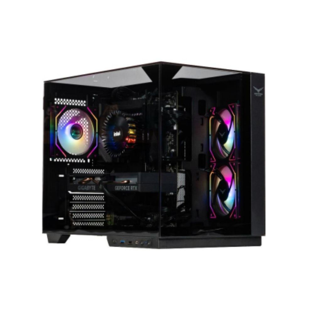Gabinete NACEB NA-0638 Gamer, Negro, Cristal Templado, M-ATX/ITX, Sin Fuente