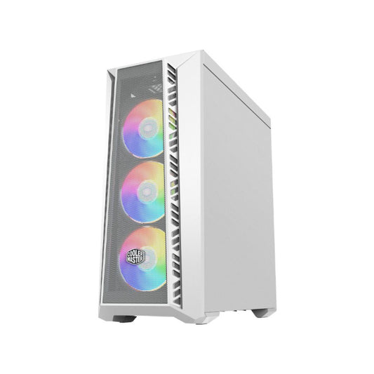 Gabinete Cooler Master MasterBox 520, Midi-Tower, ATX/EATX/Micro-ATX/Mini-ITX/SSI-CEB, USB 3.0, sin Fuente, 3 Ventiladores Instalados, Blanco