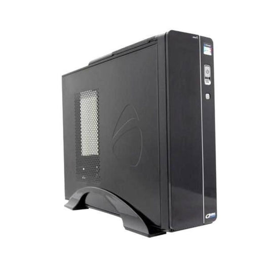 Gabinete Acteck Bern Slim TD-510 Mini-Tower Micro-ATX/Mini ITX USB 2.0 con Fuente 500W sin Ventiladores Negro