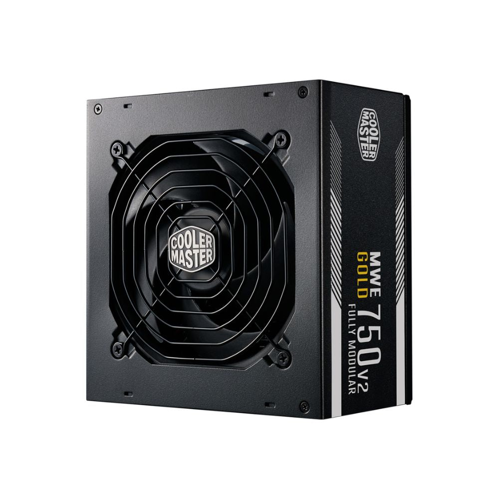 Fuente de Poder Cooler Master MWE Gold 750, 750W, 80 PLUS Gold, Modular, ATX 24-pin, Ventilador 120mm
