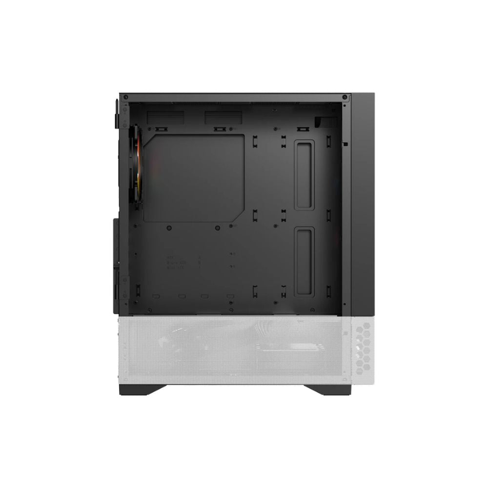 Gabinete Balam Rush Nitrox Crystal 5500 CBW, Midi-Tower, Micro-ATX/Mini-ITX, USB 2.0/3.0, sin Fuente, 3 Ventiladores Instalados, Negro/Blanco