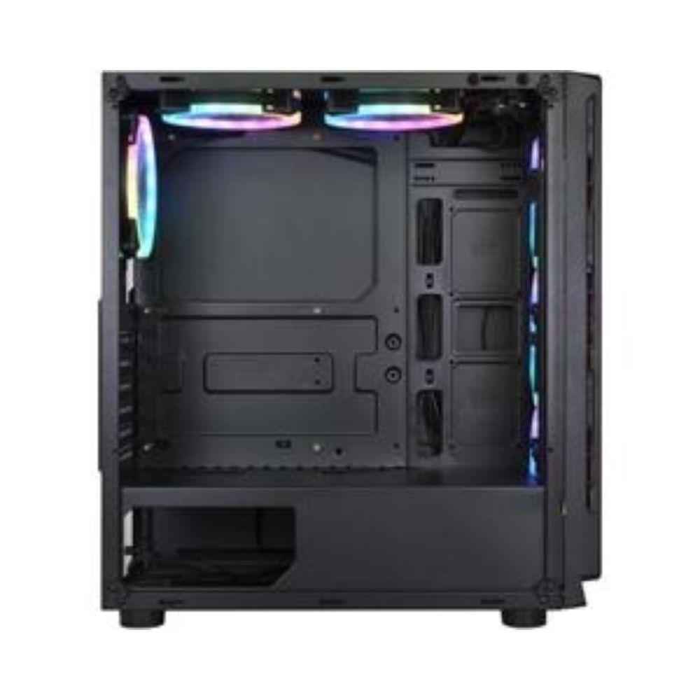 Gabinete Xzeal XZ120, Midi-Tower, ATX/Micro-ATX/Mini-ITX, USB 2.0/3.0, sin Fuente, 3 Ventiladores Instalados, Negro