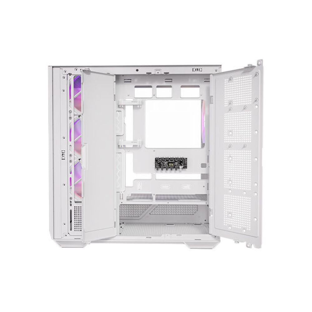 Gabinete Antec C7, Midi-Tower, ATX/EATX/Micro-ATX/Mini-ITX, USB 3.0, sin Fuente, 4 Ventiladores Instalados, Blanco