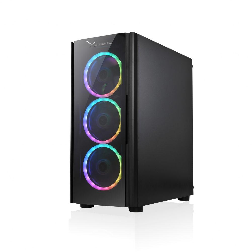 Gabinete Xzeal XZ110 Negro | Midi-Tower | ATX Micro-ATX Mini-ITX | 3 Ventiladores