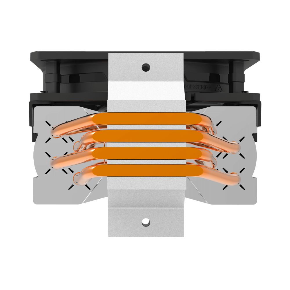 Disipador CPU Cooler Master Hyper 212 EVO V2 120mm hasta 1800RPM Negro