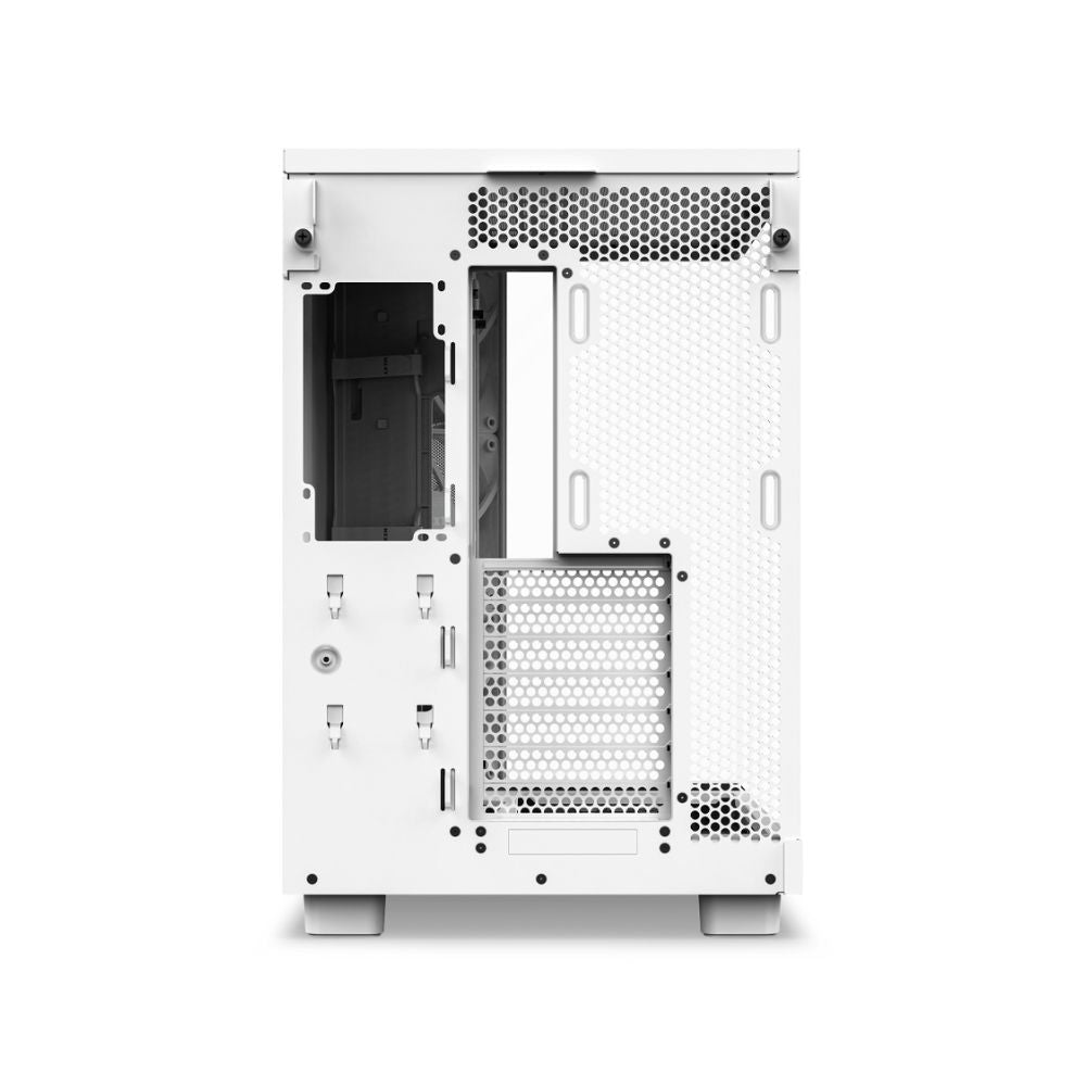 Gabinete NZXT H6 Flow RGB, Midi-Tower, ATX/Micro-ATX/Mini-ITX, USB 3.0, sin Fuente, 3 Ventiladores Instalados, Blanco