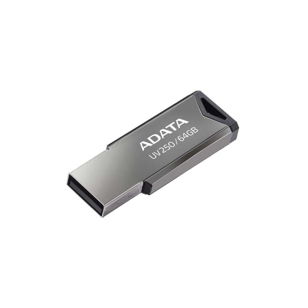 Memoria USB Adata UV250 64GB Plata | USB 2.0 | Diseño Metálico