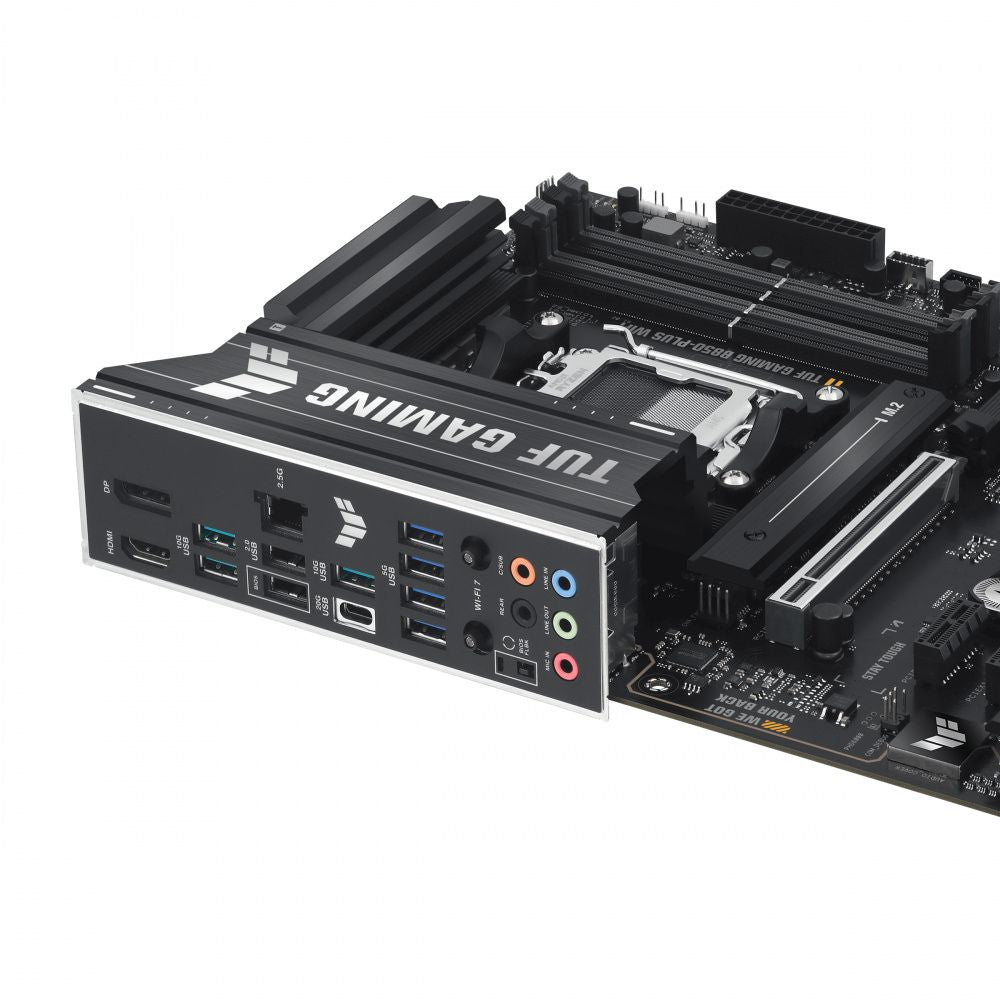 Tarjeta Madre ASUS TUF GAMING B850-PLUS WIFI, ATX, Socket AM5, AMD B850, 192GB DDR5, HDMI/DP