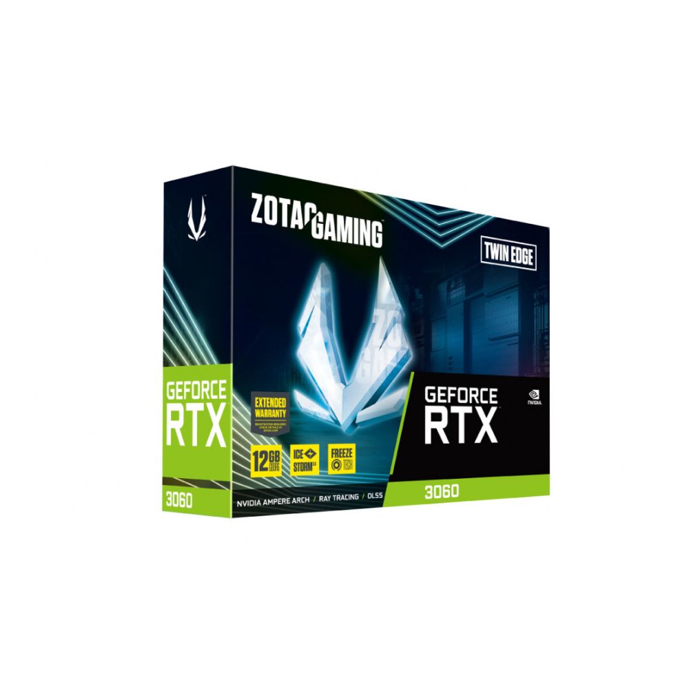 Tarjeta de Video Zotac NVIDIA GeForce RTX 3060 Gaming Twin Edge, 12GB 192-bit GDDR6, PCI Express x16 4.0